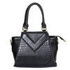 Small Croco Leather Handbag image 5