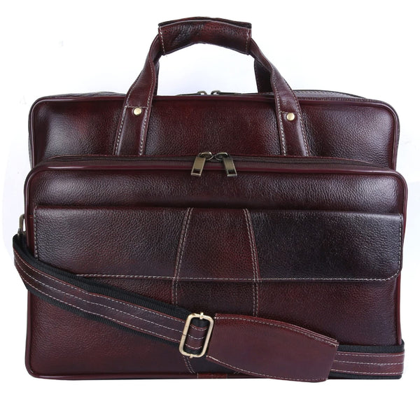 Genuine Leather Laptop Bag for daily use 15"5inch image 0