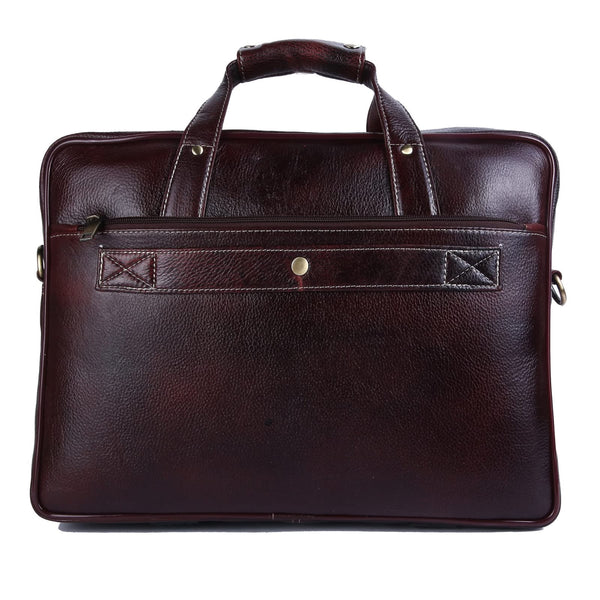 Genuine Leather Laptop Bag for daily use 15"5inch image 4