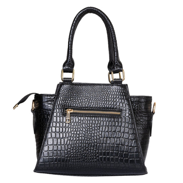 Small Croco Leather Handbag image 1