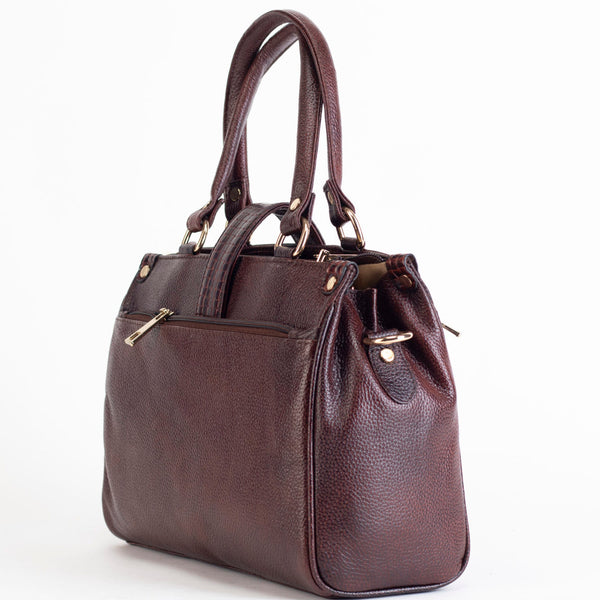 Natural Leather Ladies Handbag New NNO image 6