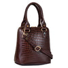 Natural Leather Round Handbag Tus image 6