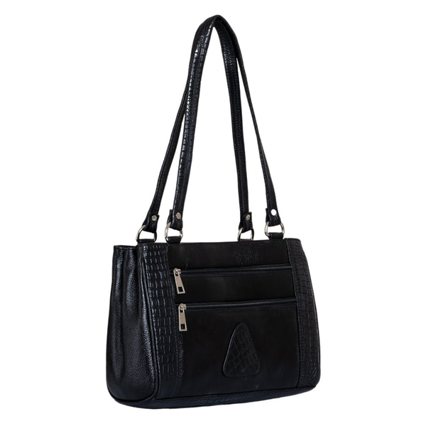 Genuine Leather Handbag 6 compartment image 7