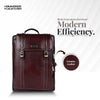 Laptop Bag for Men - Genuine Leather Office Bag - Fits upto 15.6 Inch Laptop/MacBook - Messenger Bag