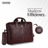 Office Bag for Men - Genuine Leather Laptop Bag - Fits Upto 14 Inch Laptop Bag/MacBook - 1 Year Warranty