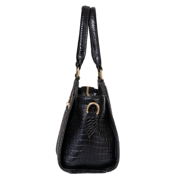 Small Croco Leather Handbag image 2