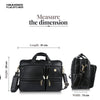 Genuine Leather Office Bag for Men - Fits Up to 15.6 Inch Laptop/MacBook