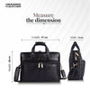 Genuine Leather Office Bag for Men - Laptop Bag - Fits Upto 15.6 Inch Laptop/MacBook - 1 Year Warranty
