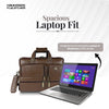 Genuine Leather Office Bag for Men - Fits Up to 15.6 Inch Laptop/MacBook