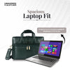 Genuine Leather Office Bag for Men - Laptop Bag - Fits Upto 15.6 Inch Laptop/MacBook - 1 Year Warranty