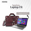 Genuine Leather Office Bag for Men - Fits Up to 15.6 Inch Laptop/MacBook