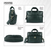 Genuine Leather Office Bag for Men - Laptop Bag - Fits Upto 15.6 Inch Laptop/MacBook - 1 Year Warranty