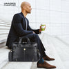 Leather Laptop Bag for Men - Fits Upto 15.6 Inch Laptop/MacBook - Premium Office Bag with 1 Year Warranty
