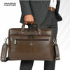 Office Shoulder Bag for Laptop - Genuine Leather - Fits 14 to 15.6 Inch Laptop/MacBook - 1 Year Warranty