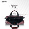 Office Shoulder Bag for Laptop - Genuine Leather - Fits 14 to 15.6 Inch Laptop/MacBook - 1 Year Warranty