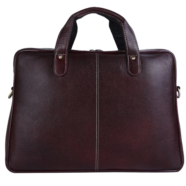 Genuine Leather Laptop Bag for daily use 15"5inch image 3