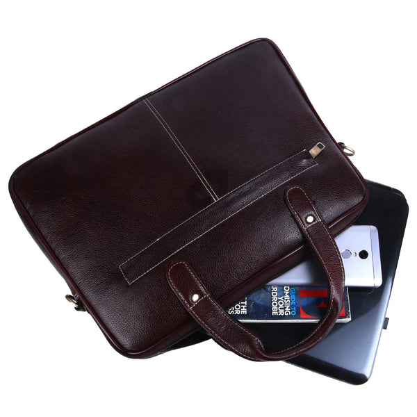 Genuine Leather Laptop Bag for daily use 15"5inch image 2