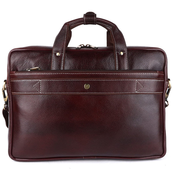 Genuine Leather Laptop Bag for daily use 15"5inch image 2