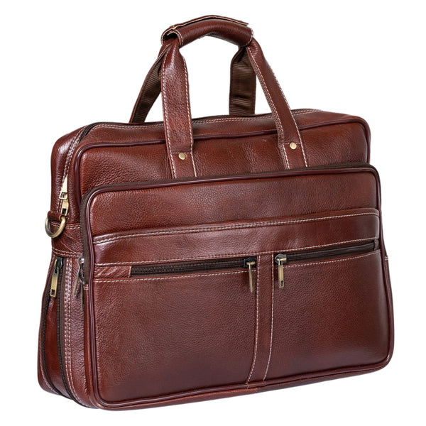 Top Grain Leather File Bag Exp image 2