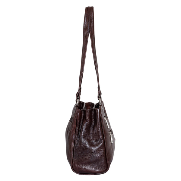 Genuine Leather Handbag 6 compartment image 4