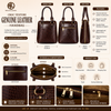 Natural Leather Round Handbag Tus image 3