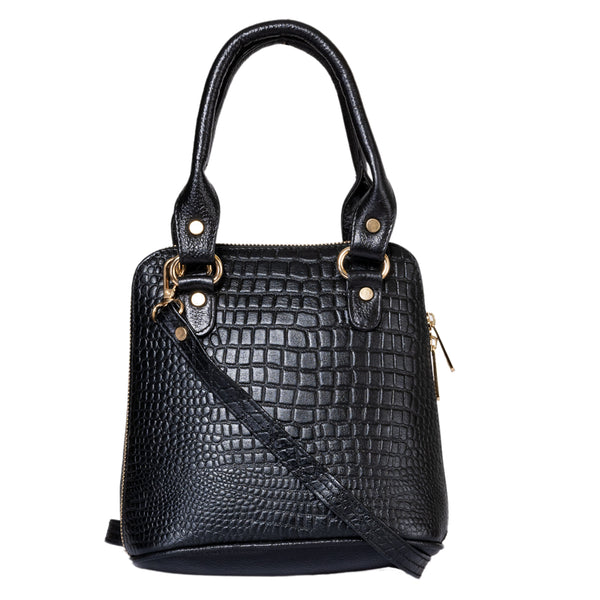 Natural Leather Round Handbag Tus image 15
