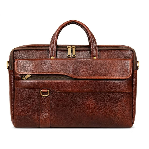 Genuine Leather Laptop Bag for daily use 15"5inch image 0