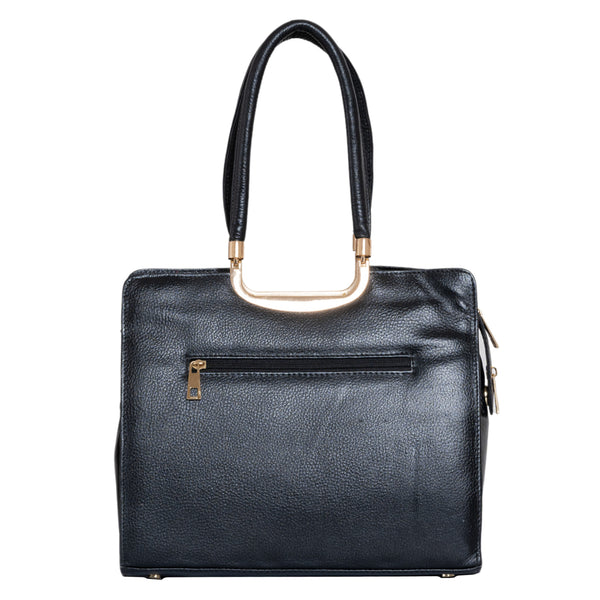 Genuine Leather Handbag Croco Textured Print image 9