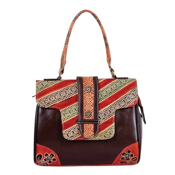 Shantiniketan Flap Handbag image 6