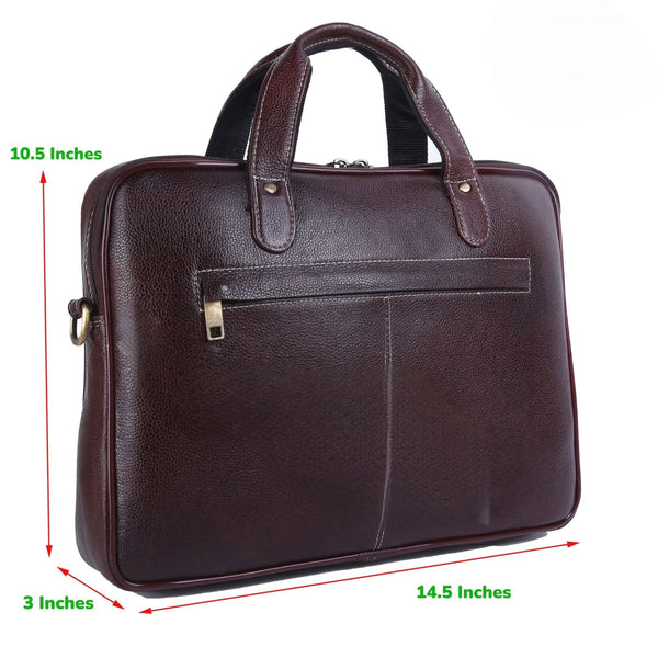 Genuine Leather Laptop Bag for daily use 15"5inch image 1