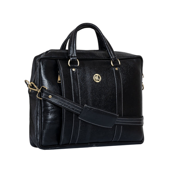 Genuine Leather 15 inch Full Grain Natural Leather Laptop Bag image 7