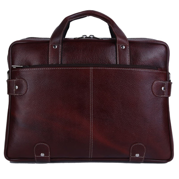 Genuine Leather Laptop Bag for daily use 15"5inch image 5