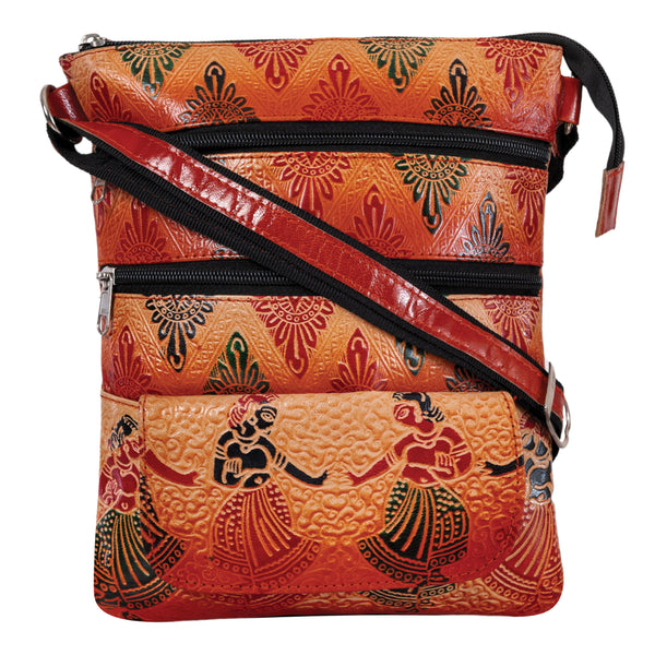 Shantiniketan Genuine Leather With Long Sling image 0