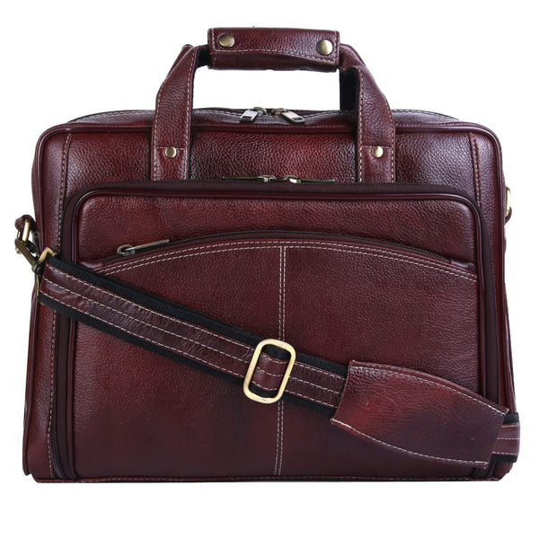 Genuine Leather Laptop Bag for daily use 15"5inch image 0