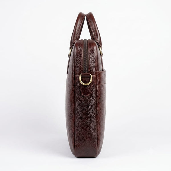 Genuine Leather Laptop Bag for daily use 15"5inch image 4