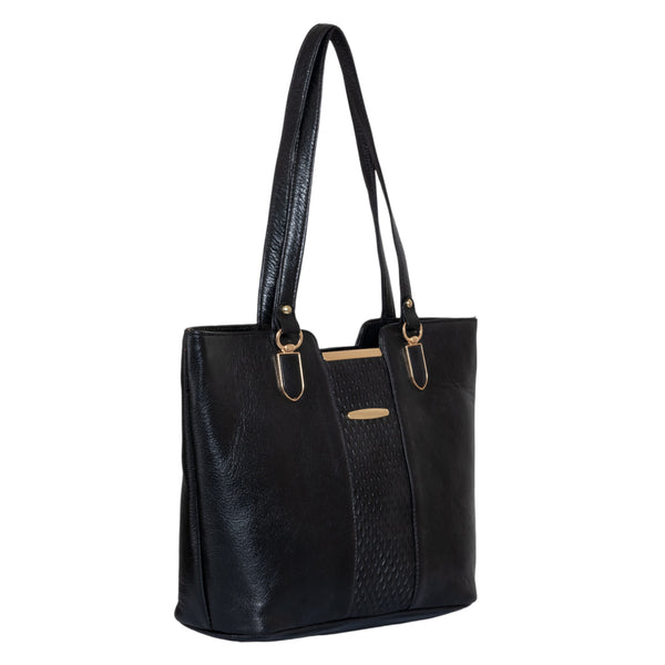 Genuine Leather Handbag Mid Cut image 1