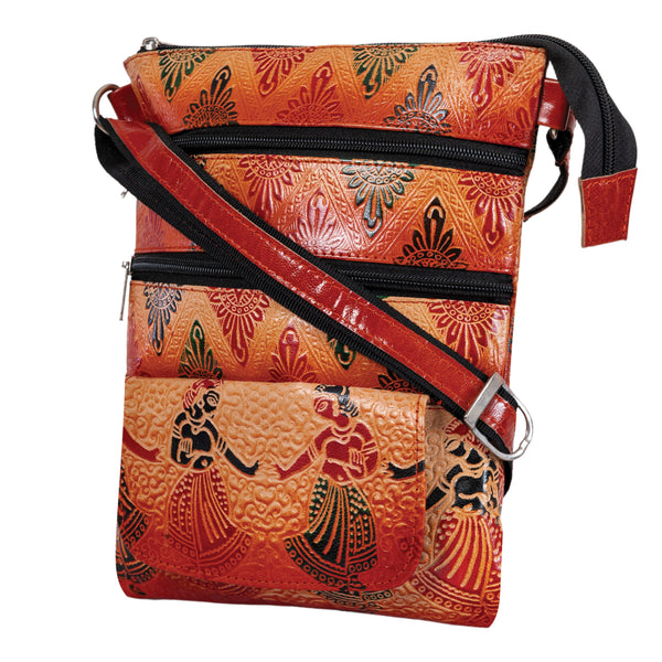 Shantiniketan Genuine Leather With Long Sling image 1