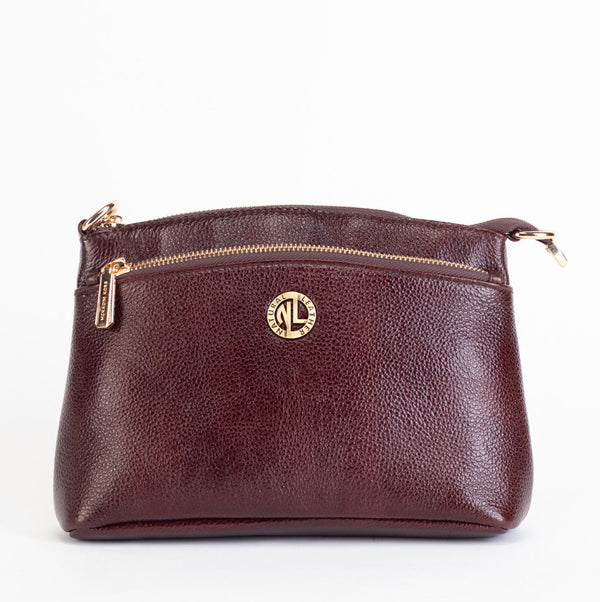 Natural Leather Metal Sling - Brown image