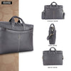 Leather Laptop Messenger Bag for Men with Multiple Compartments - Fits up to 15.6 Inch Laptop - 1 Year Warranty