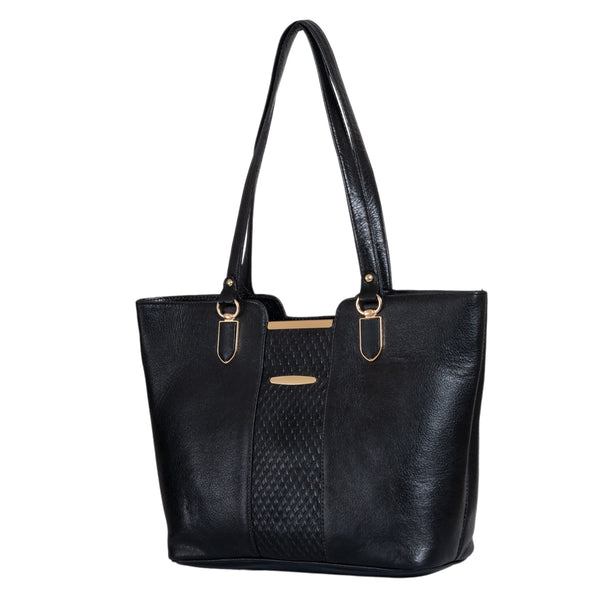 Genuine Leather Handbag Mid Cut image 3