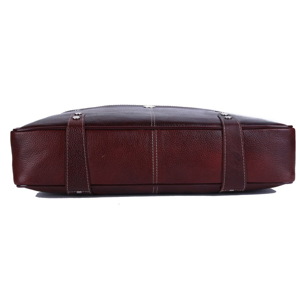 Genuine Leather Laptop Bag for daily use 15"5inch image 3