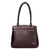 Genuine Leather Handbag Metal chain BG image 6