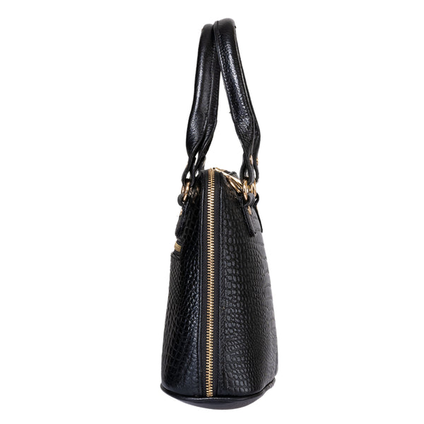 Natural Leather Round Handbag Tus image 11