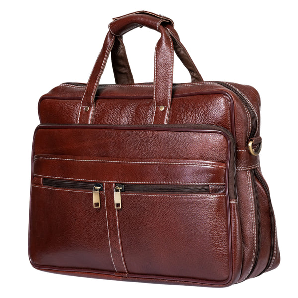 Top Grain Leather File Bag Exp image 5