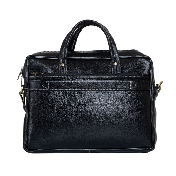 Genuine Leather 15 inch Full Grain Natural Leather Laptop Bag image 11