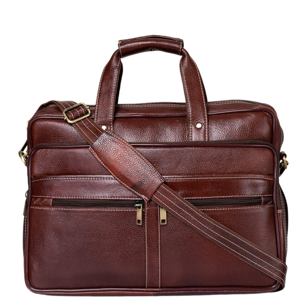 Top Grain Leather File Bag Exp image 1