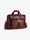 Genuine Leather Office Bag for Men - Laptop Bag - Fits Upto 15.6 Inch Laptop/MacBook - 1 Year Warranty