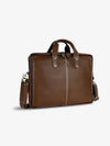 Office Bag for Men - Genuine Leather Laptop Bag - Fits Upto 14 Inch Laptop Bag/MacBook - 1 Year Warranty