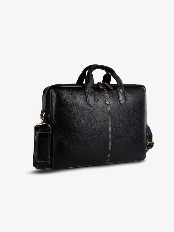 Genuine Leather Laptop Bag for Men - Office Bag - Fits Up to 14/15.6 Inch Laptop/MacBook