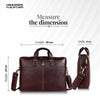 Genuine Leather Laptop Bag for Men - Office Bag - Fits Up to 14/15.6 Inch Laptop/MacBook